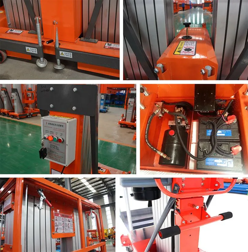 Mast Telescopic Aerial Platform Lift Table