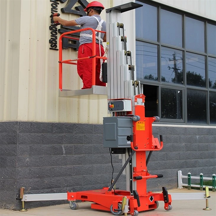 Mobile Vertical Aluminum Mast Lift