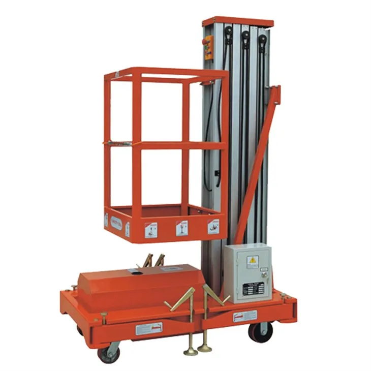 Lift Tiang Vertikal Aluminium Untuk Pekerjaan Udara