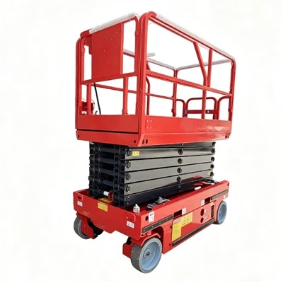 Scissor Lift Digunakan Untuk Perawatan Atap SPBU